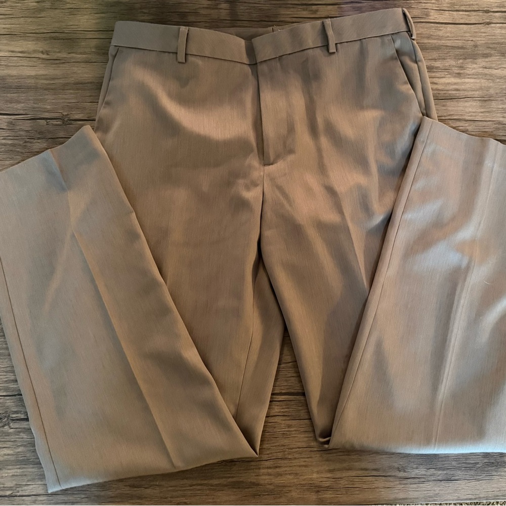 Van Heusen Men's Tan Pants Straight 36/34